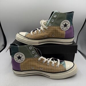 Converse Chuck 70 Hi Quad Ripstop Shoes Mens Sz 13 Dewberry/Iced Coffee 166317C